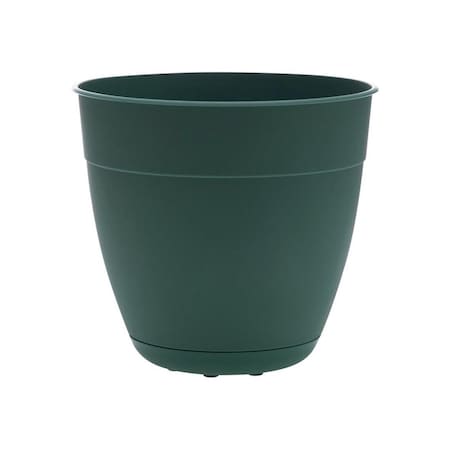 Bloem Dayton Ocean Planter, 8 in Dia, Round, Plastic, Turtle Green DAY0855