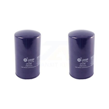 Loop Engine Oil Filter 2 Pack For Ford F-250 Super Duty F-350 Excursion E-350 Econoline Club KLO-100024