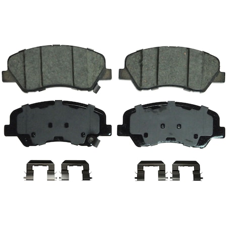 Wagner Brake QuickStop Front Disc Brake Pad Set Ceramic,  ZD1593