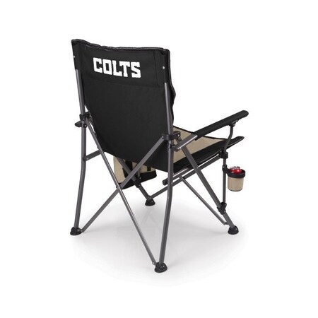 Picnic Time Family Of Brands NFL Indianapolis Colts - Big Bear XXL Camping Chair with Cooler 808-00-175-145-2