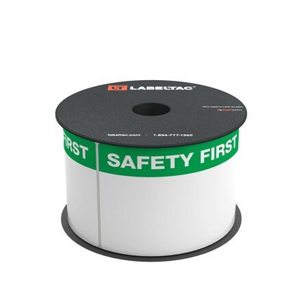 Labeltac LabelTac 4 and Pro Model Die-Cut inSafety Firstin Header Supply 3in x 5in, 200 labels per roll LT35SAFE