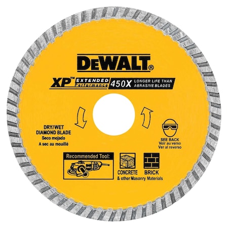 Dewalt 7" XP turbo diamond blade DW4702