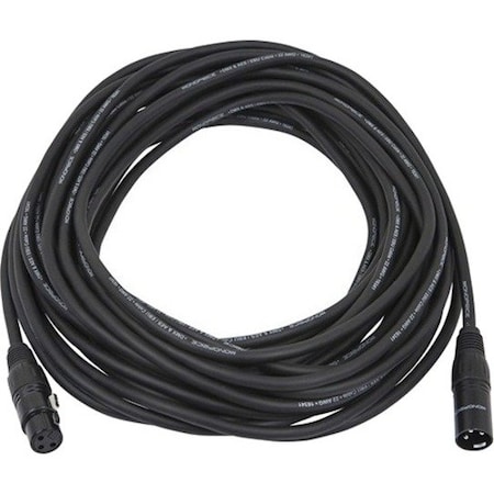 Monoprice 15 Meter (49ft) 3-pin DMX Lighting & AES/EBU Cable 601615