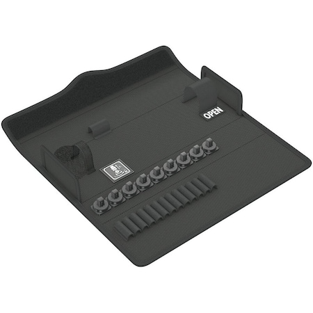 Wera 9472 Textile box Safe-Torque, for up to 23 pieces, empty, 240 x 47 x 148 mm 5136412001