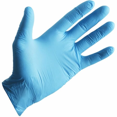 Remcoda Nitrile Exam Gloves - 5 mil Thickness - Medium Size - Nitrile - Blue - Comfortable - For, 10PK MNIT103-M