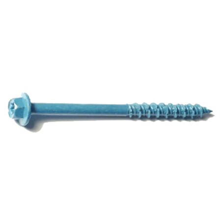 Light House Beauty 51220 0.31 x 4 in. Star Hex Head Masonry Screw, 50PK LI928248