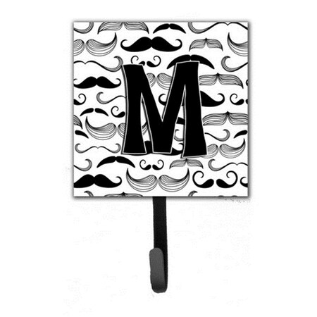 Carolines Treasures Letter M Moustache Initial Leash and Key Holder CJ2009-MSH4