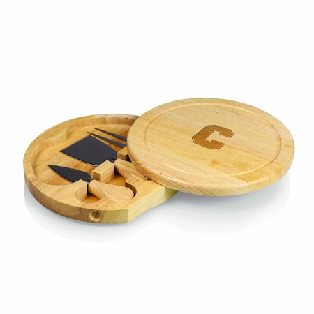 Picnic Time Family Of Brands NCAA Cornell Big Red Brie Cheese Board and Knife Set - Charcuterie Board Set 878-00-505-683-0