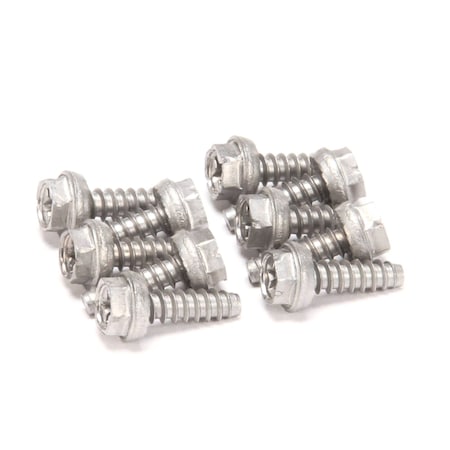 Ice-O-Matic Screw, Phillips Hex Washer Head, 8-18 x 1/2in, 10PK 9031046-03P