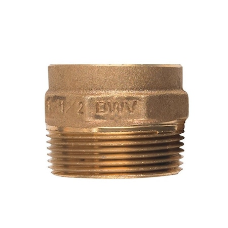 Nibco 1-1/2 in. Sweat X 1-1/2 in. D MIP Copper DWV Adapter, 10PK CP-C00420D