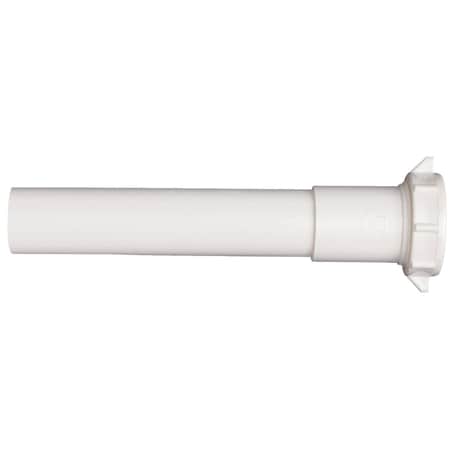 Do It Best 1-1/4''x6'' Wht Plastic Extension Tube DIB944W