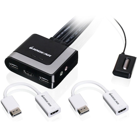 Iogear 2Port HDMI KVM with DisplayPort GCS62HDPKIT