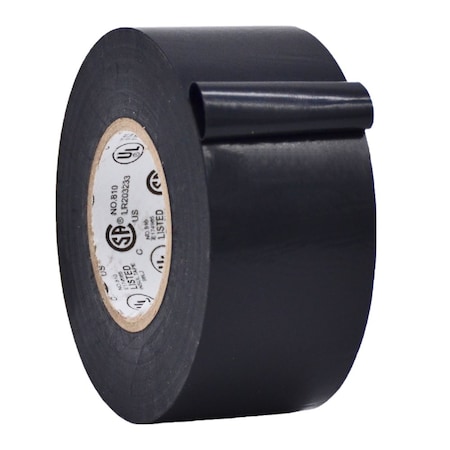Wod Tape ETB866MS Premium Grade Electrical Tape General Purpose Black 1.5 in. x 66 Ft., 64PK WOD ETB866MS-01500-64-66-BLA