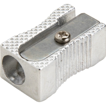 Integra Aluminum Pocket Pencil Sharpener, Silver ITA42852