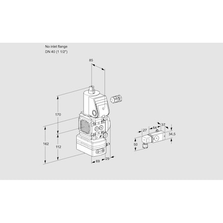 Honeywell Kromschroder VAD2-/40R/NW-100A KS88017127