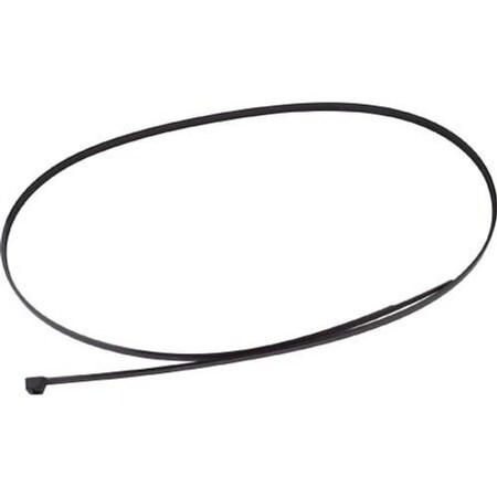 Cable Tie, 14 in L, 4.06 in Max Bundle Dia., Black, Nylon, 120 lb Strength, 100 PK