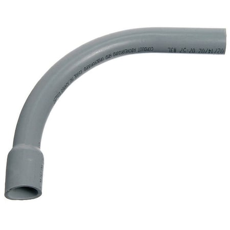 Carlon Conduit Fitting 40 Deg Elbow, 2 in, PVC, Gray UA9DJB-UPC
