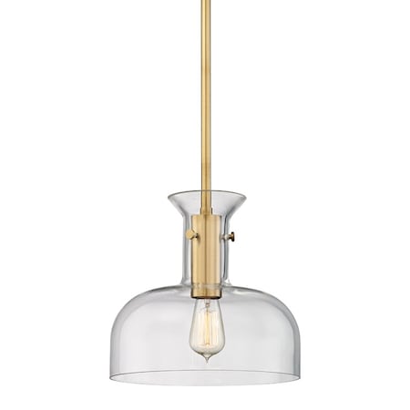 Hudson Valley Lighting Coffey 1 Light Pendant 12 In. Aged Brass 7912-AGB