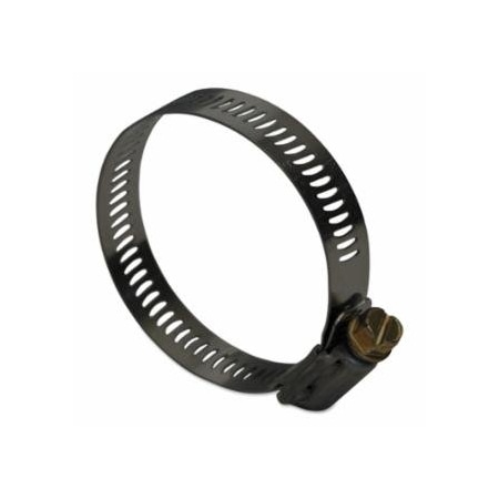 Dixon Valve HS Series Worm Gear Clamp, 13/16 in to 1-3/4 in Hose OD, 1/2 in W, Stainless Steel, Chrome, 10PK 238-HS20