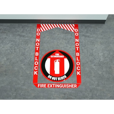 Creative Safety Supply Floor Sign Bundle, 48 in Height, 60 in Width FS44006-28-60