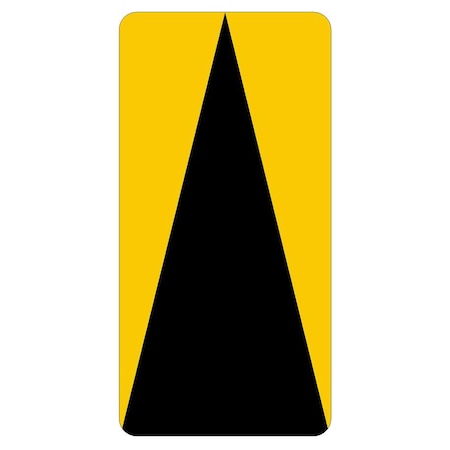 Sign Solutions Usa Pavement Markings, Aluminum Sign, 12 in Length, 6 in Width DCS12DYE0612CUS00083