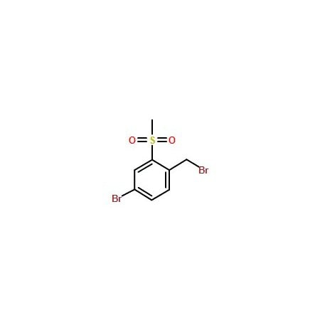 Ak Scientific 4-Bromo-1-(bromomethyl)-2-(methylsulfonyl)-benzene (250mg), CAS 254887-18-8 8481AD-250mg