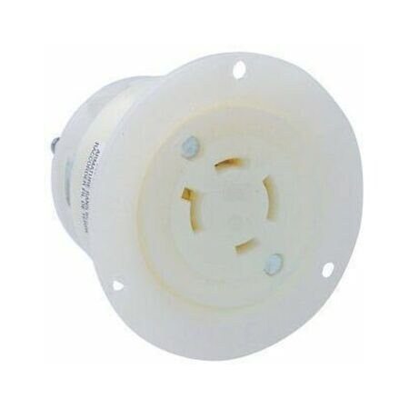 Leviton Industrial Grade Flanged Outlet 20 Amp, 480 Volt 3-Phase 2436