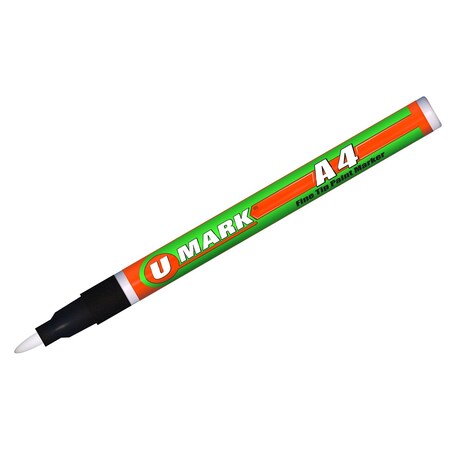 U-Mark Fine Tip Paint Marker Black, 12 PK 10101XFL
