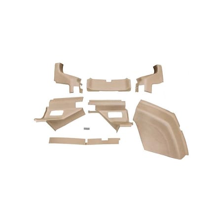 K&M Mfg Lower Cab Kit for John Deere 6000 Series Tractors Early (BSN 131952) Tan Plastic 4605