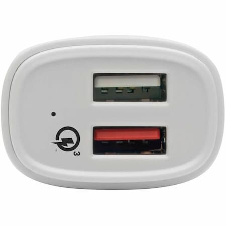 Tripp Lite USB CAR CHARGER QUICK CHARGE DUAL USB-A 3.0 UL2089 CERTIFIED U280-C02-S-QC3U