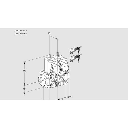 Honeywell Kromschroder VCS1E10R/10R05NNPR6/PPPP/PPPP KS88105542