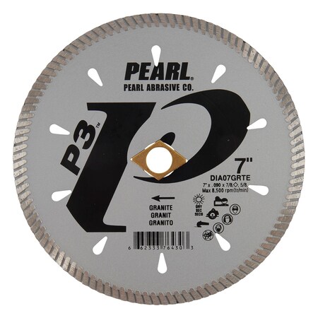 Pearl P3 Turbo Blade 7 in. 5/8 in.-DKO-7/8 in. DIA07GRTE