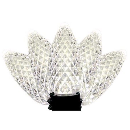 Celebrations Classic LED C9 Pure White 75 ct String Christmas Lights 49 ft. 11-06020A