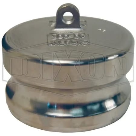 Dixon Boss-Lock Type DP Cam and Groove Dust Plug, 6 in Nominal, 316 SS, Domestic 600-DP-SS