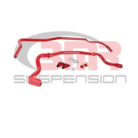 Bmr Suspension SB043R Sway Bar Kit with Bushings for 2015 - 2017 Mustang BMRSB043R