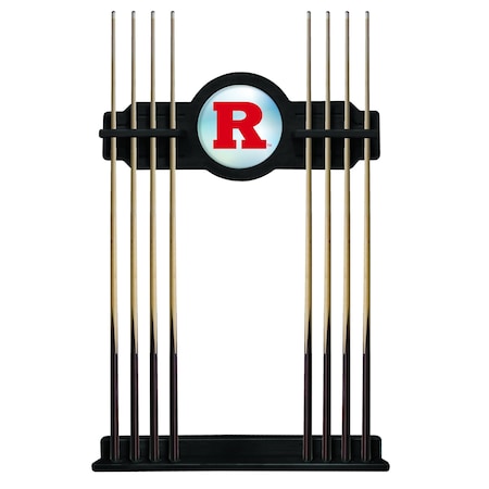 Holland Bar Stool Co Rutgers Cue Rack in Black Finish CueBKRutger