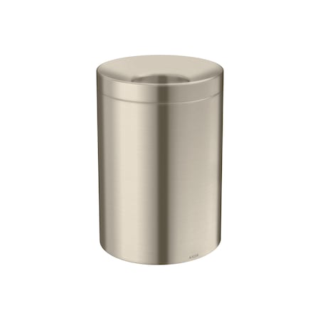 Axor Universal Circular Waste Bin in Brushed Nickel 42872820