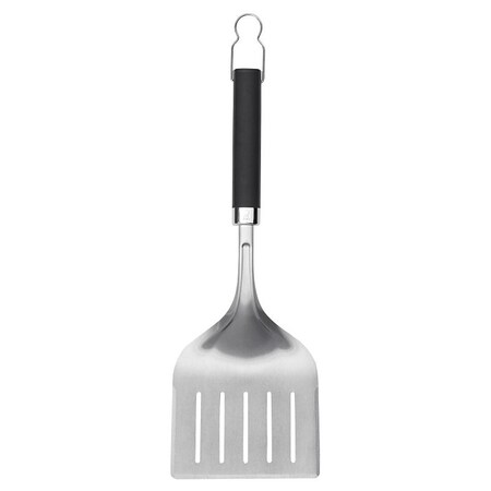 Weber Precision Series Wide Grill Spatula, Stainless Steel Blade, Stainless Steel, SoftTouch Handle 6770