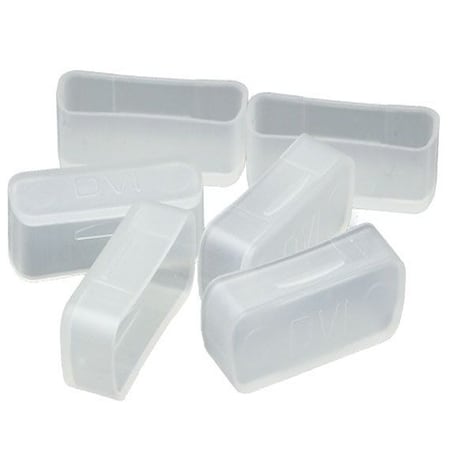 Sanoxy DVI Female Dust Cover, Clear Color, 50pcs/Bag SNX-CBL-LDR-IN305-C000
