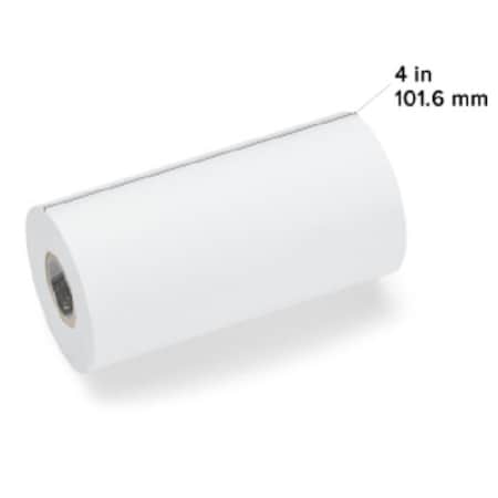 Zebra Zebra Direct Thermal 2.4 mil Receipt Paper, 4" x 100', Z-Perform 1000D, 0.75" Core, 36PK 10006224