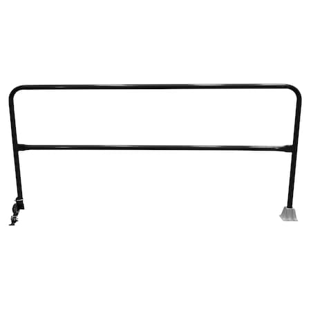 Vestil Steel Dock Safety Swing Gate 8 Ft. Length Black SSG-8-BK