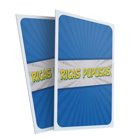 Signmission Ricas Pupusas, Plastic Signs Only 24 Inch x 36 Inch, Corrugated Plastic, 2PK CSB-2436-2PACK-30421