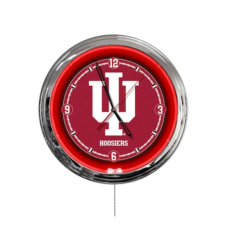 Holland Bar Stool Indiana University 16 LED Wall Clock ClkL16