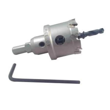 Swivel Blu-Mol 1.56 In. Xtreme Tri-Cut Tungsten Carbide Hole Cutter SW272451