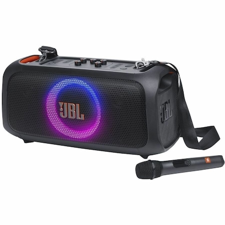 Jbl PartyBox On-The-Go Portable Bluetooth Speaker System - 100 W RMS JBLPBOTGESAM