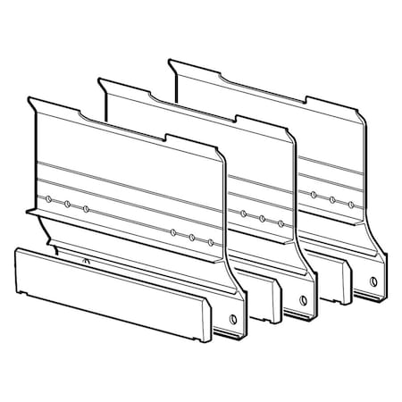 Carefree KY5562A Non-Flat Faced Slide Room Awning Mounting Kit, Black C6F-KY5562A