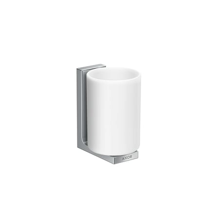 Axor Universal Rectangular Toothbrush Tumbler in Chrome 42604000