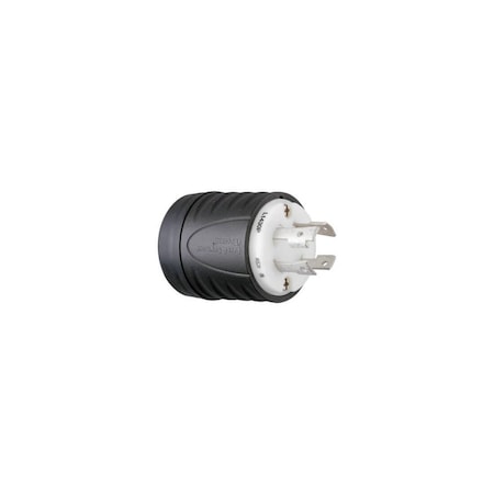 Pass & Seymour Locking Connector, 30 A, 125/250 V, NEMA: NEMA L14-30C, Black L1430PCCV3