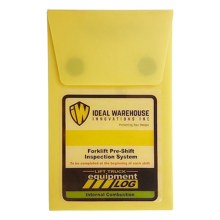 Ideal Warehouse Innovations Replacement Checklist Book, 1" W, PK4 70-1061-CP