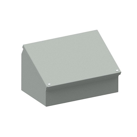 Wiegmann Captive Screws Electrical Enclosures, 8 in H, 7 in D, 12 in W, 12, 13, Steel WC08C12